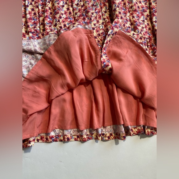 NEW Plus Size Nurture Westbound Button Front Rayon Lined Dress Floral $99 - Picture 3 of 11